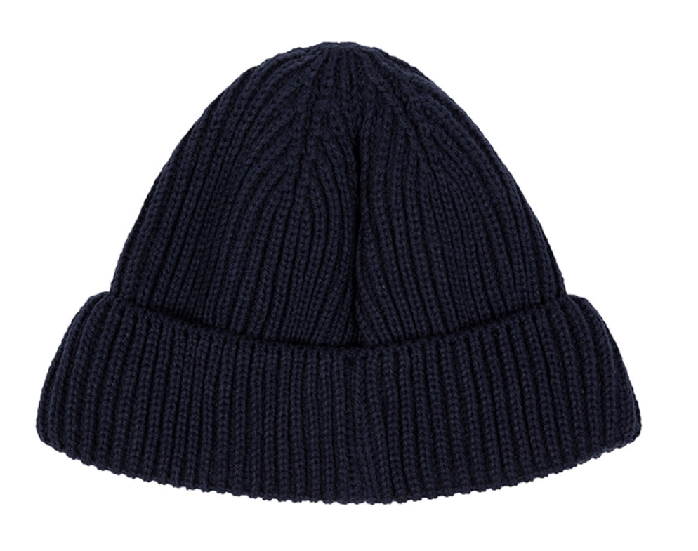 ロマンティッククラウン(ROMANTIC CROWN)  LAUREL LOGO WATCH CAP_NAVY
