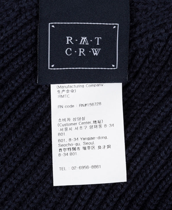 ロマンティッククラウン(ROMANTIC CROWN)  LAUREL LOGO WATCH CAP_NAVY