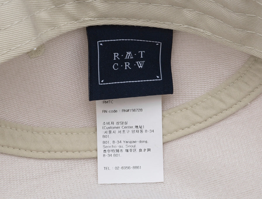 ロマンティッククラウン(ROMANTIC CROWN)SUNDAY SYNDROME CAMP CAP_BEIGE