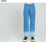 ロマンティッククラウン(ROMANTIC CROWN)   COLOR DYEING PANTS_BLUE