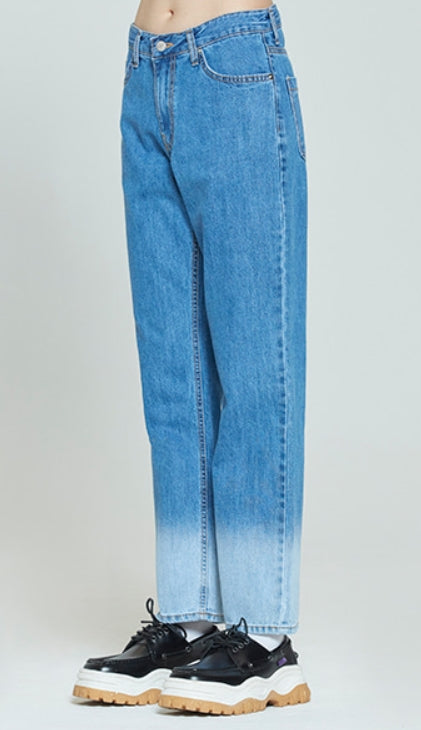 ロマンティッククラウン(ROMANTIC CROWN)   COLOR DYEING PANTS_BLUE