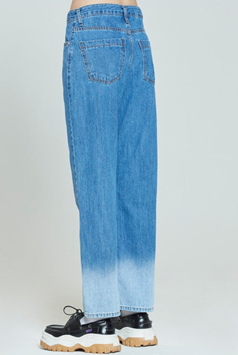 ロマンティッククラウン(ROMANTIC CROWN)   COLOR DYEING PANTS_BLUE