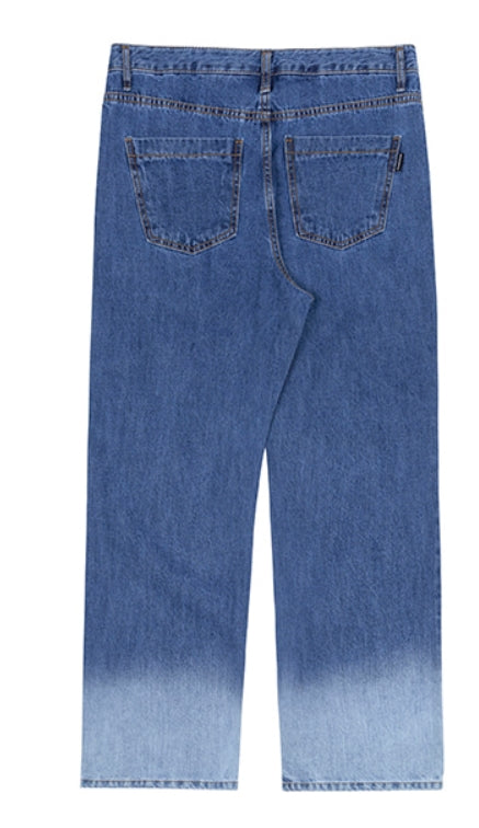 ロマンティッククラウン(ROMANTIC CROWN)   COLOR DYEING PANTS_BLUE