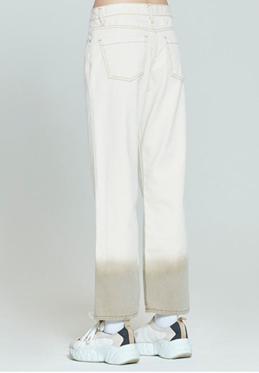 ロマンティッククラウン(ROMANTIC CROWN)   COLOR DYEING PANTS_OATMEAL