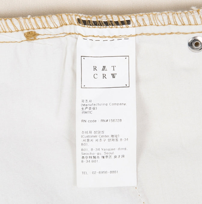 ロマンティッククラウン(ROMANTIC CROWN)   COLOR DYEING PANTS_OATMEAL