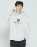 ロマンティッククラウン(ROMANTIC CROWN) RMTCRW PADDLING LOGO HOODIE_MELANGE IVORY