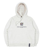 ロマンティッククラウン(ROMANTIC CROWN) RMTCRW PADDLING LOGO HOODIE_MELANGE IVORY