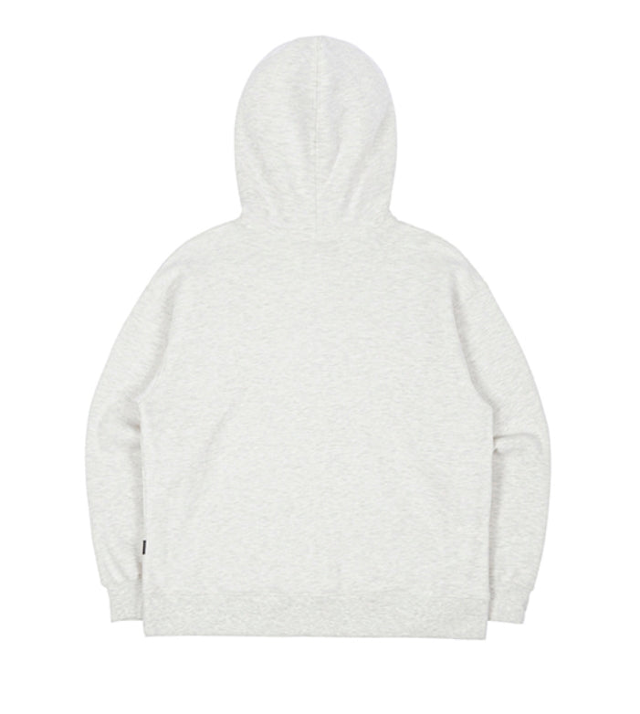 ロマンティッククラウン(ROMANTIC CROWN) RMTCRW PADDLING LOGO HOODIE_MELANGE IVORY