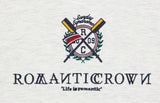 ロマンティッククラウン(ROMANTIC CROWN) RMTCRW PADDLING LOGO HOODIE_MELANGE IVORY