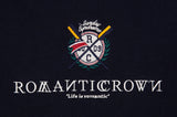 ロマンティッククラウン(ROMANTIC CROWN) RMTCRW PADDLING LOGO HOODIE_NAVY