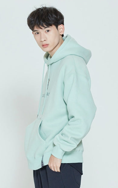 ロマンティッククラウン(ROMANTIC CROWN) RMTCRW PADDLING LOGO HOODIE_LIGHT GREEN