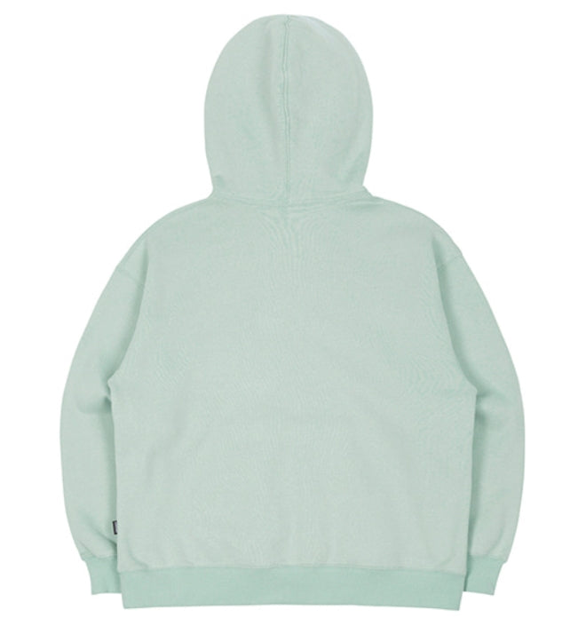 ロマンティッククラウン(ROMANTIC CROWN) RMTCRW PADDLING LOGO HOODIE_LIGHT GREEN