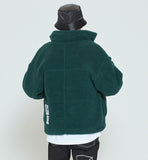 ロマンティッククラウン(ROMANTIC CROWN) HEAVY FLEECE POCKET PARKA_GREEN