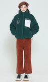ロマンティッククラウン(ROMANTIC CROWN) HEAVY FLEECE POCKET PARKA_GREEN