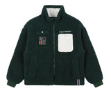 ロマンティッククラウン(ROMANTIC CROWN) HEAVY FLEECE POCKET PARKA_GREEN