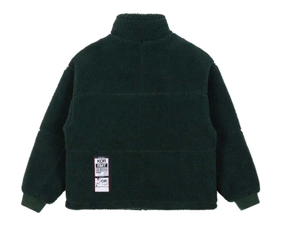 ロマンティッククラウン(ROMANTIC CROWN) HEAVY FLEECE POCKET PARKA_GREEN