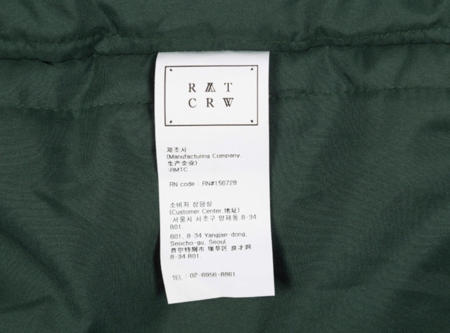 ロマンティッククラウン(ROMANTIC CROWN) HEAVY FLEECE POCKET PARKA_GREEN