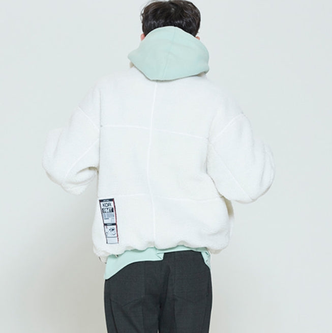 ロマンティッククラウン(ROMANTIC CROWN) HEAVY FLEECE POCKET PARKA_OATMEAL