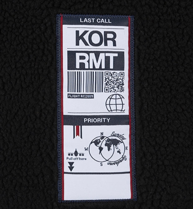 ロマンティッククラウン(ROMANTIC CROWN) HEAVY FLEECE POCKET PARKA_BLACK