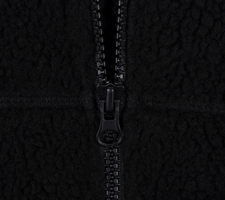 ロマンティッククラウン(ROMANTIC CROWN) HEAVY FLEECE POCKET PARKA_BLACK