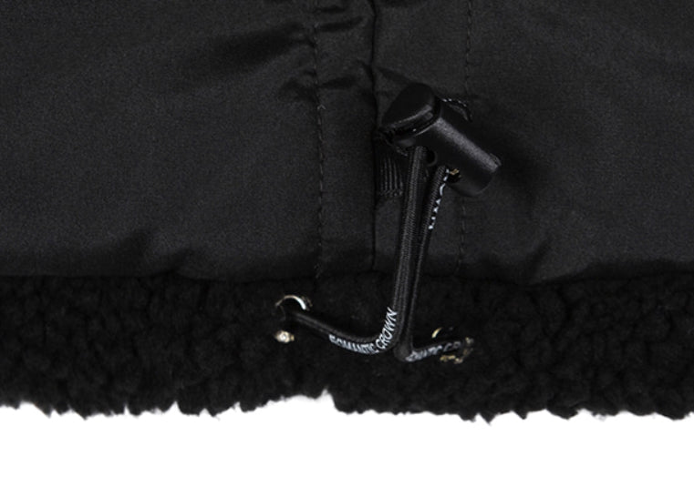 ロマンティッククラウン(ROMANTIC CROWN) HEAVY FLEECE POCKET PARKA_BLACK