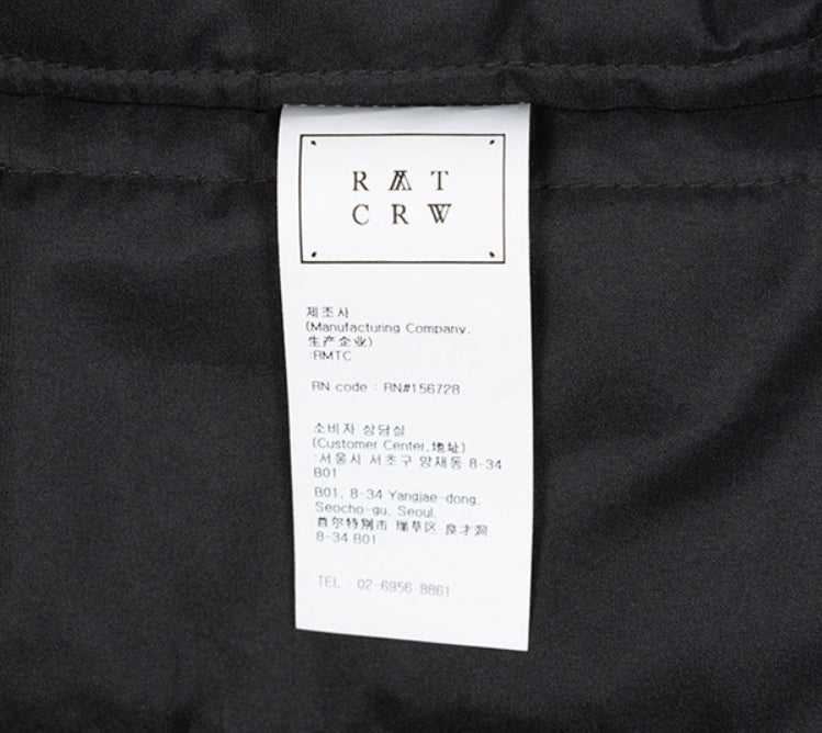 ロマンティッククラウン(ROMANTIC CROWN) HEAVY FLEECE POCKET PARKA_BLACK