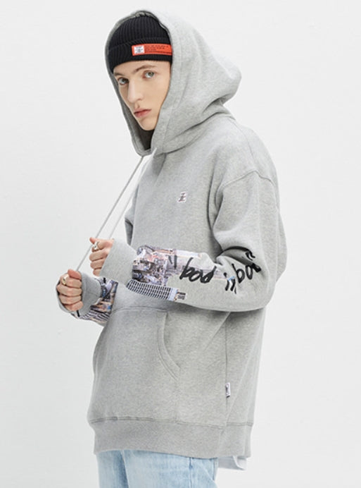 ベドインベド(BADINBAD) BAD CITY HOODIE_GREY