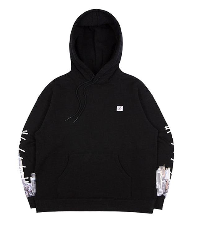 ベドインベド(BADINBAD) BAD CITY HOODIE_BLACK