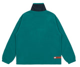 ベドインベド(BADINBAD)  FLEECE HALF ZIP UP JUMPER_BLUE GREEN