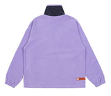 ベドインベド(BADINBAD) FLEECE HALF ZIP UP JUMPER_LIGHT PURPLE