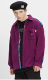 ベドインベド(BADINBAD)  BAD FLEECE SHIRT_PURPLE