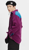 ベドインベド(BADINBAD)  BAD FLEECE SHIRT_PURPLE