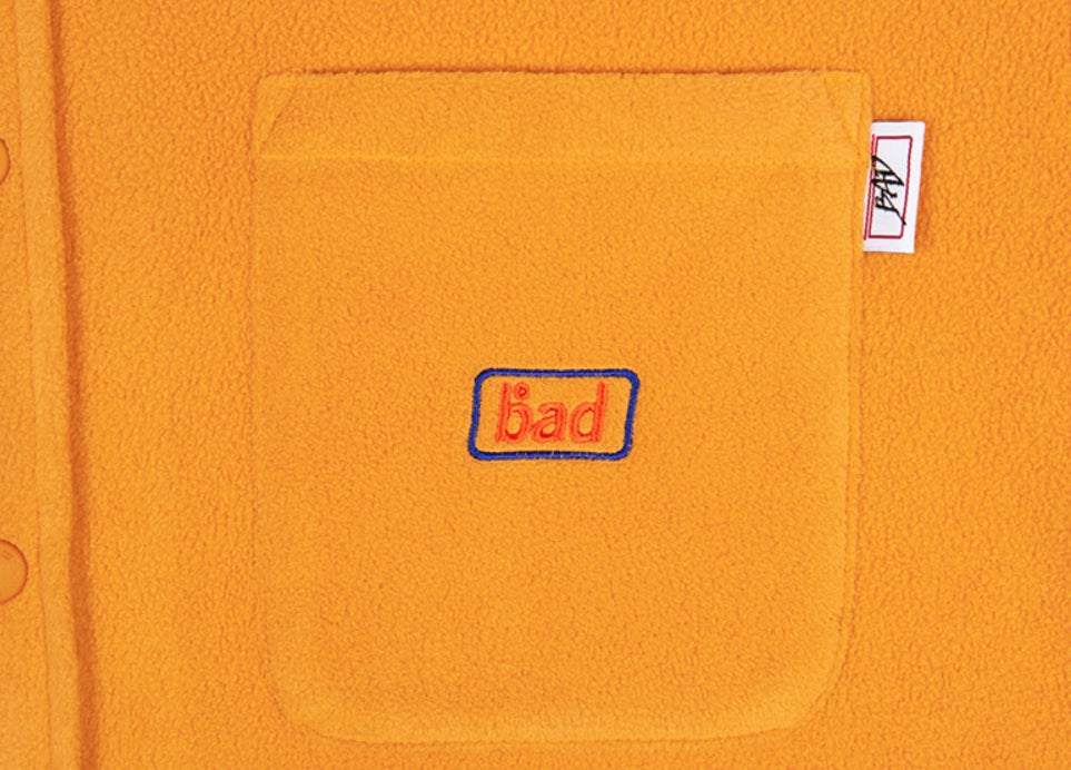 ベドインベド(BADINBAD)  BAD FLEECE SHIRT_YELLOW