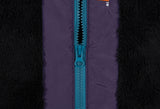 ベドインベド(BADINBAD)COLOR BLOCK FLEECE VEST_BLACK