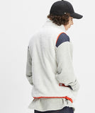 ベドインベド(BADINBAD)  COLOR BLOCK FLEECE VEST_OATMEAL