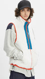 ベドインベド(BADINBAD)  COLOR BLOCK FLEECE VEST_OATMEAL