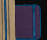 ベドインベド(BADINBAD)  COLOR BLOCK FLEECE JACKET_BLACK