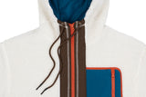 ベドインベド(BADINBAD)  COLOR BLOCK FLEECE JACKET_OATMEAL