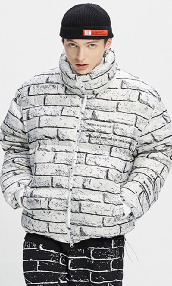 ベドインベド(BADINBAD)  BRICK DUCK DOWN PARKA_WHITE