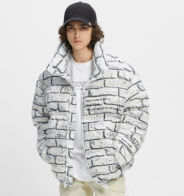 ベドインベド(BADINBAD)  BRICK DUCK DOWN PARKA_WHITE