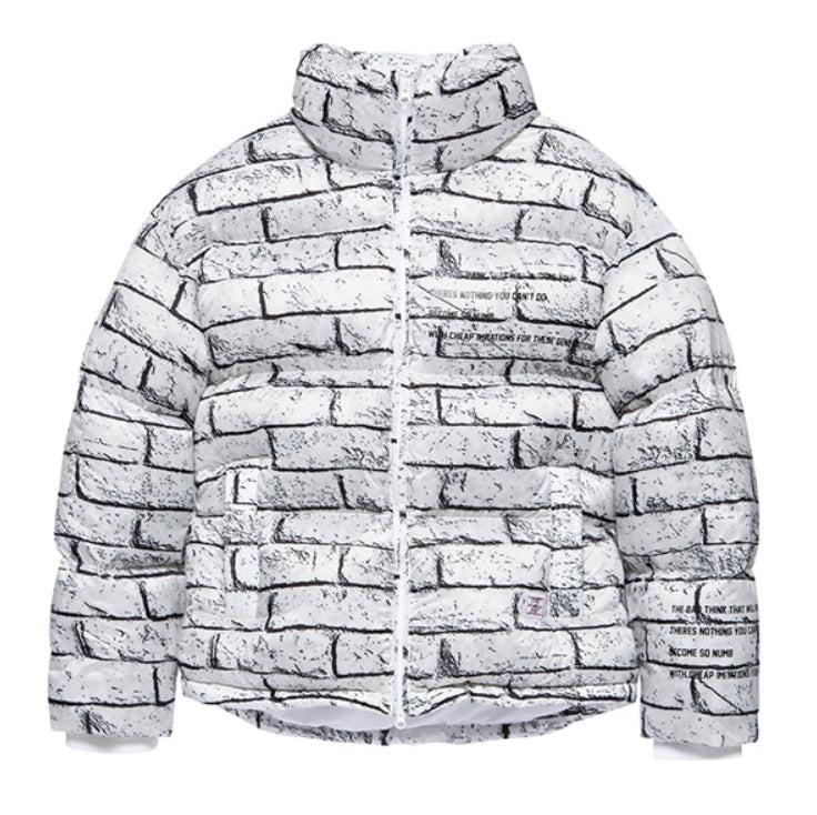 ベドインベド(BADINBAD)  BRICK DUCK DOWN PARKA_WHITE
