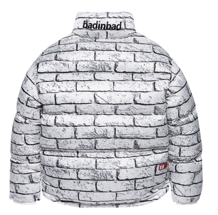 ベドインベド(BADINBAD)  BRICK DUCK DOWN PARKA_WHITE