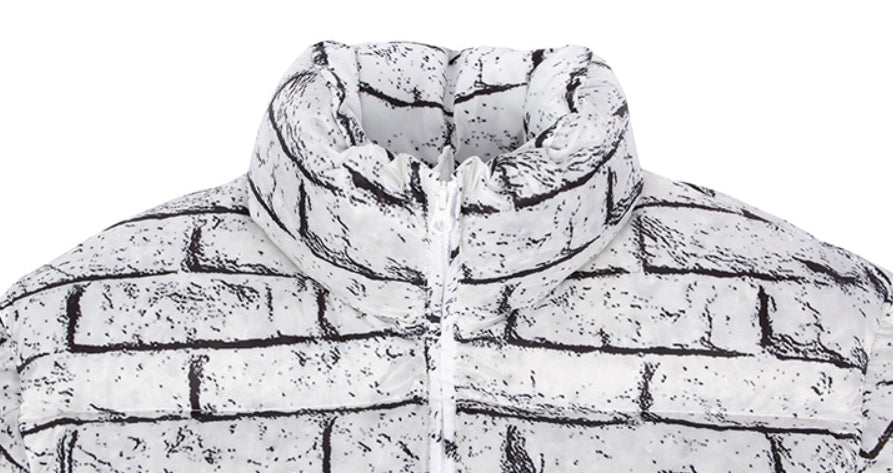 ベドインベド(BADINBAD)  BRICK DUCK DOWN PARKA_WHITE