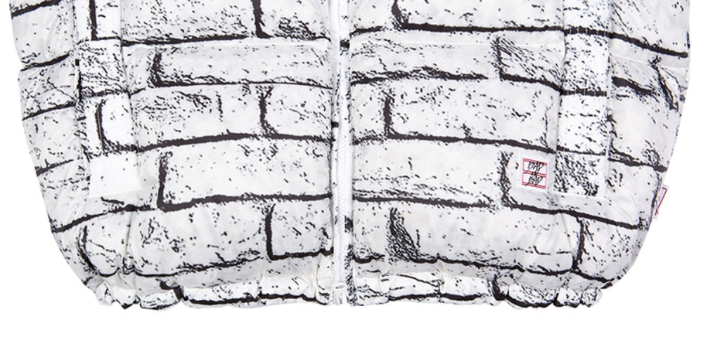 ベドインベド(BADINBAD)  BRICK DUCK DOWN PARKA_WHITE
