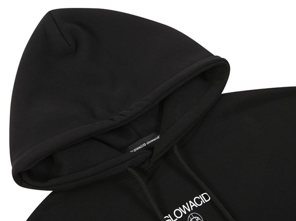 スローアシッド(SLOW ACID)  Turtle Logo Hoodie (BLACK)