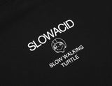 スローアシッド(SLOW ACID)  Turtle Logo Hoodie (BLACK)