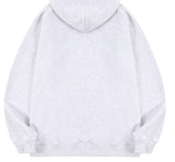スローアシッド(SLOW ACID)  Turtle Logo Hoodie (MELANGE WHITE)