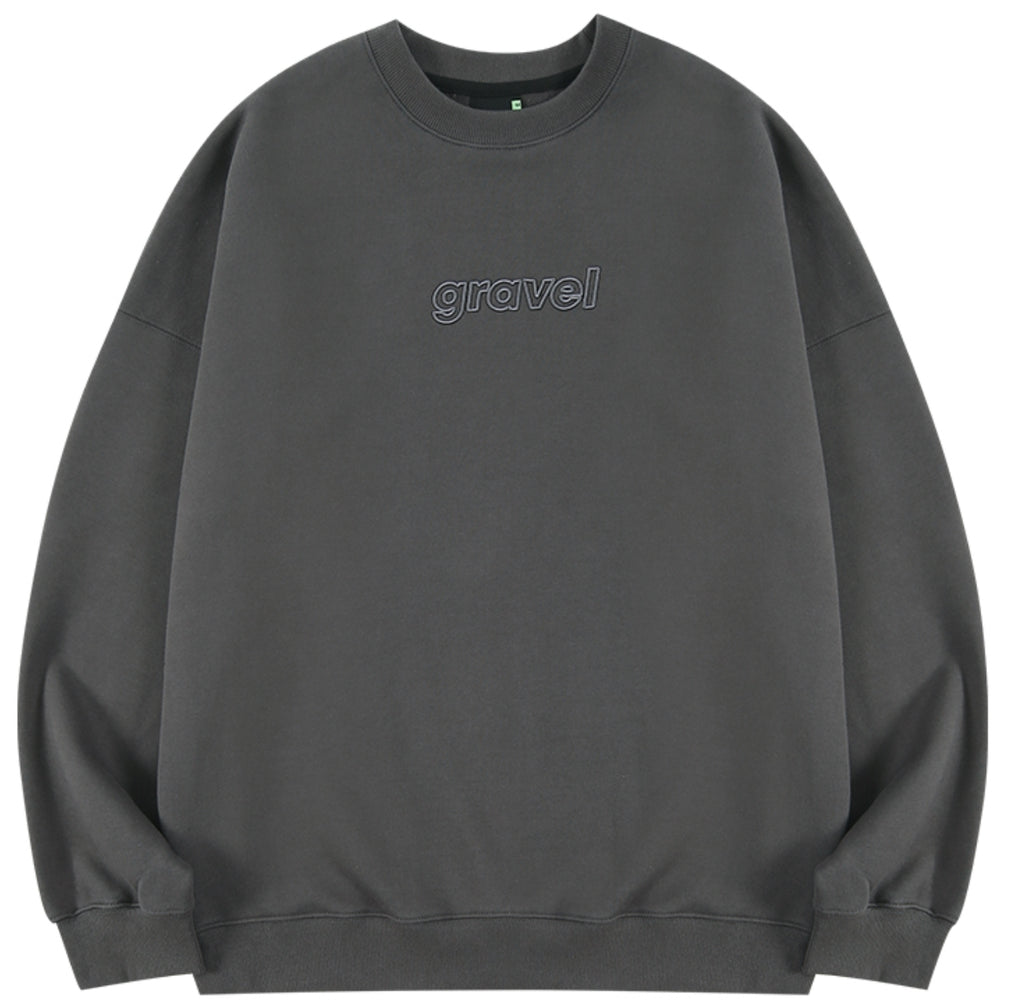 スローアシッド(SLOW ACID) Color Title Sweatshirt (CHARCOAL)