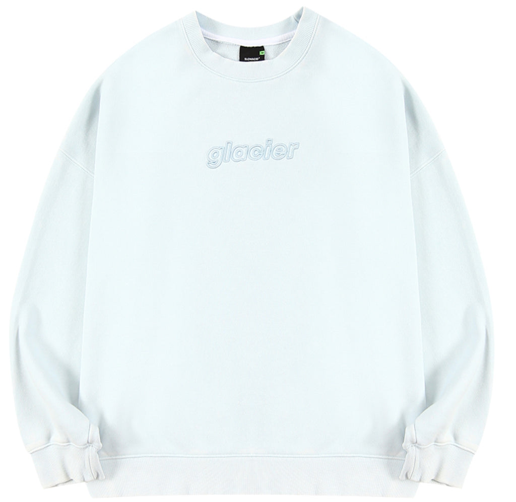 スローアシッド(SLOW ACID) Color Title Sweatshirt (SKY BLUE)