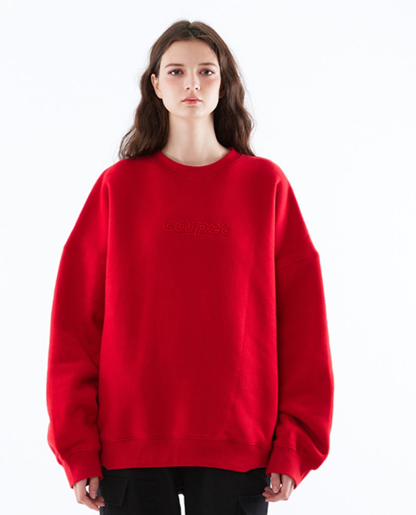 スローアシッド(SLOW ACID) Color Title Napping Sweatshirt (NAPPING / RED)